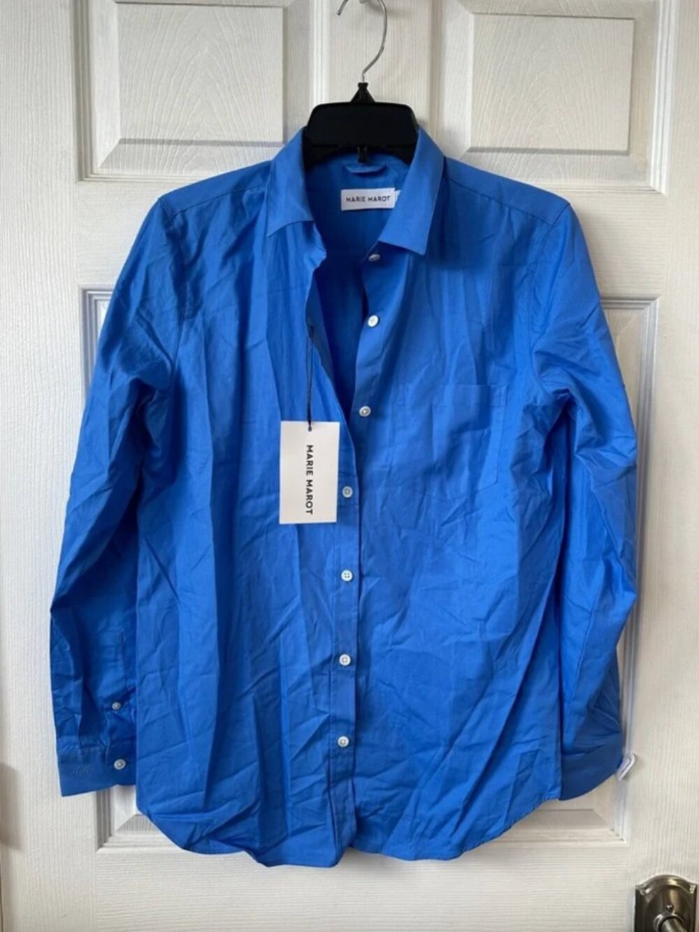 NWOT Marie Marot Majorelle Designer Shirt in Size S